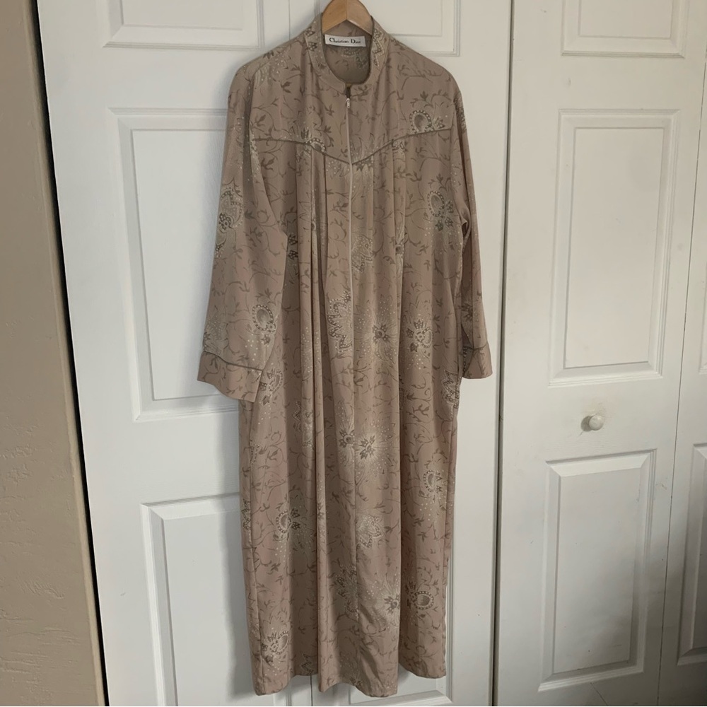 Vintage Christian Dior Women's Dressing Robe One Size